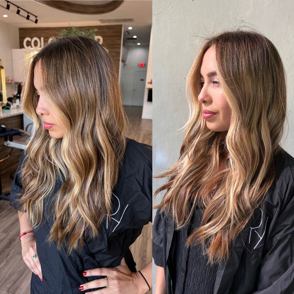 RH Aventura hair color result 3: balayage, highlights and color by RH colorists