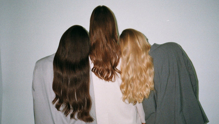 Hair color swatches chosen for a client